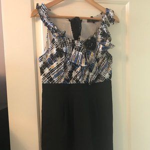 BCBG SIlk Top/Pocket Skirt DRESS